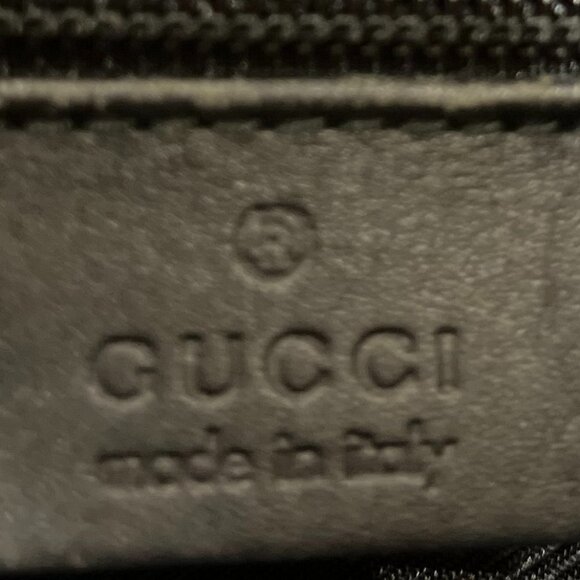 Gucci GG Canvas and Black Leather Tote Bag - Picture 10 of 10